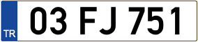 Truck License Plate
